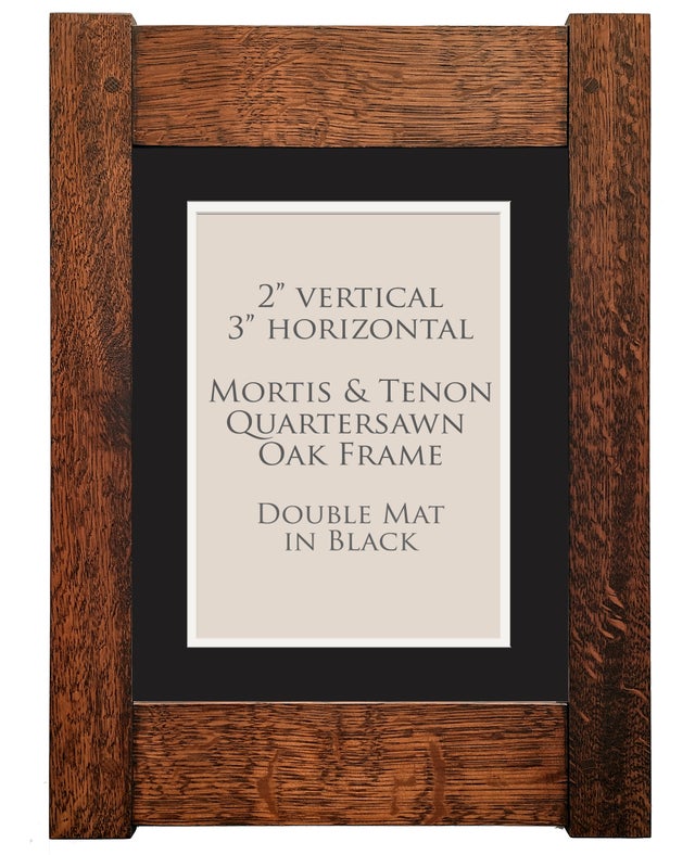 40x40cm Square American Oak Picture Frame with Mat Board - Home accessories  and homewares - Home decor online from French Knot